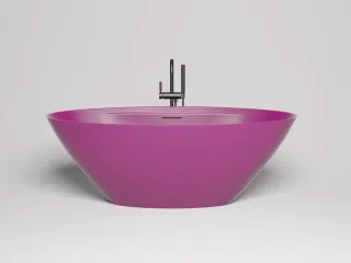 Ванна из искусственного камня Salini Diva S-Sense 102211GRF 178x85см RAL полностью